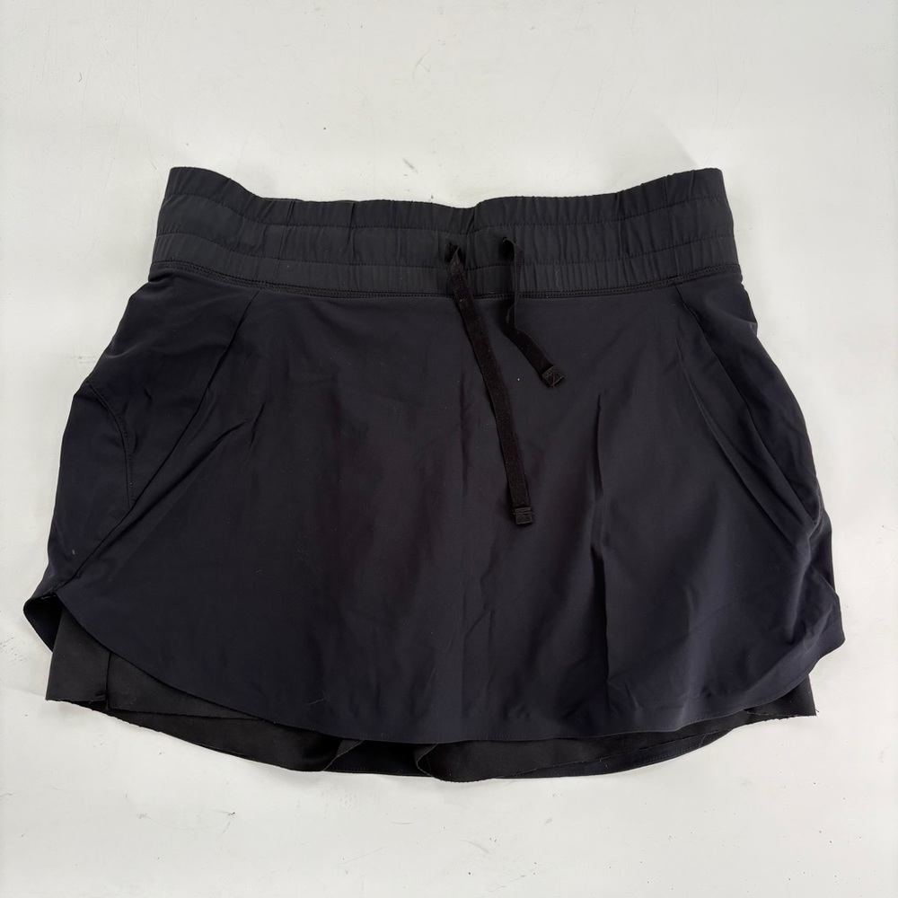 Backcountry Women's Black Skort S with Elastic Waistband Athletic Run Tennis